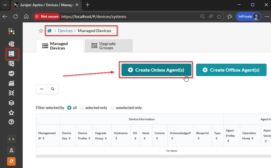 Apstra Managed Devices Overview