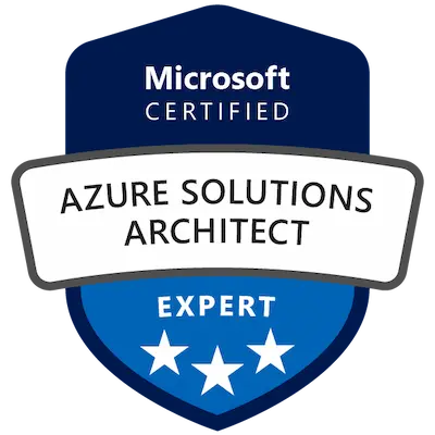 Microsoft Certified: Azure Solutions Architect Expert Microsoft Certified: Azure Solutions Architect Expert